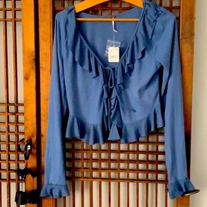 Free People tie short top